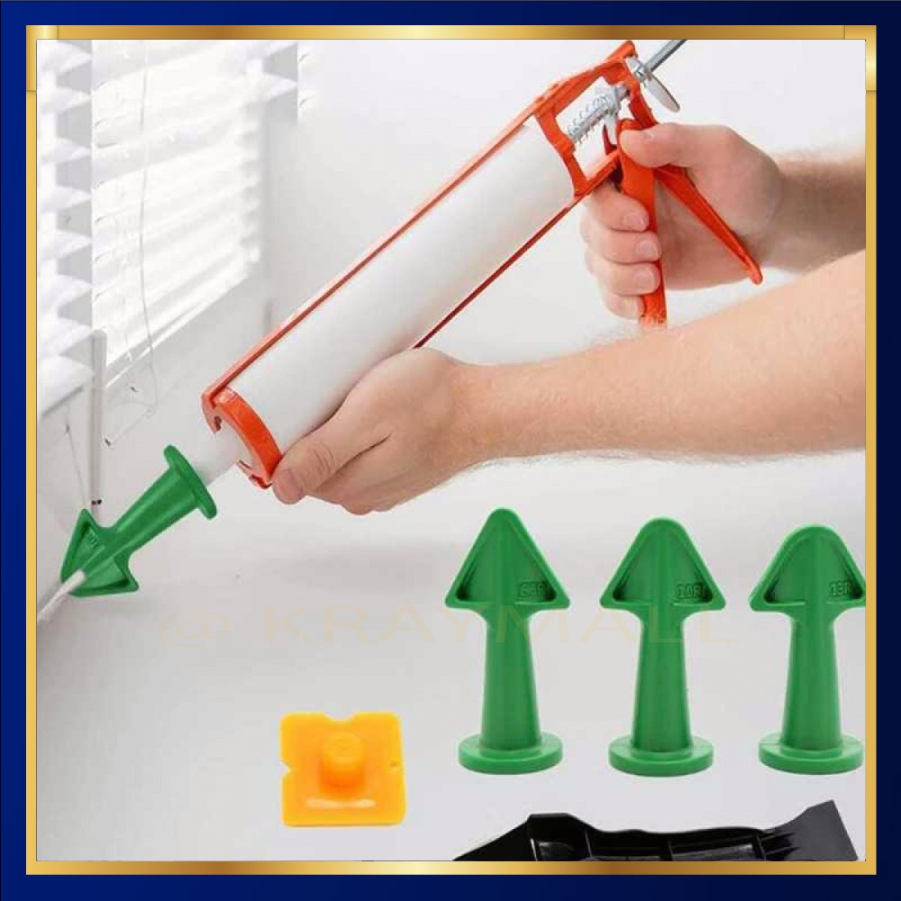 

Set Nozzle Kepala Lem Ubin Caulking Finisher - HG2598