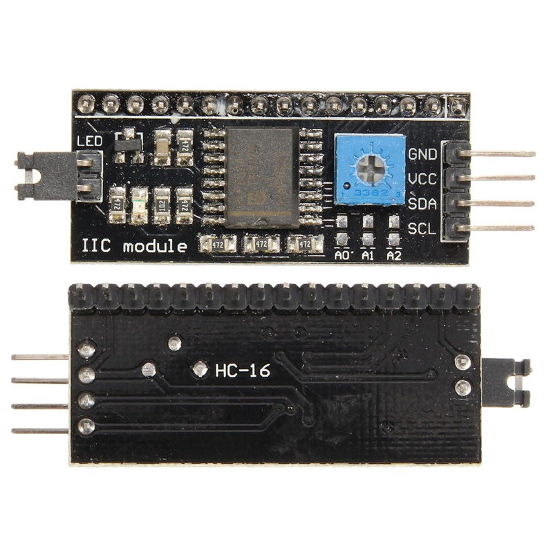 I2C IIC SERIAL INTERFACE BOARD MODULE FOR ARDUINO R3 LCD 1602 DISPLAY