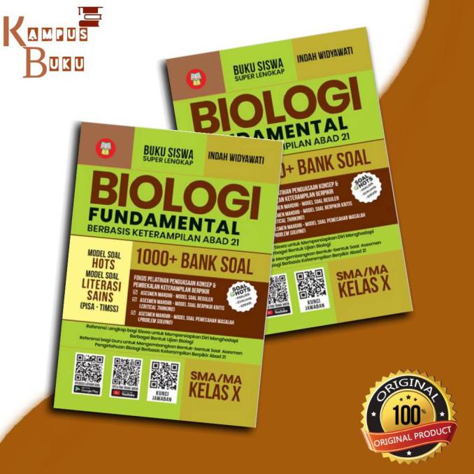 

Buku Biologi SMA : Biologi Fundamental SMA Kelas 10 - ORI - Kualitas Jaminan Bergaransi