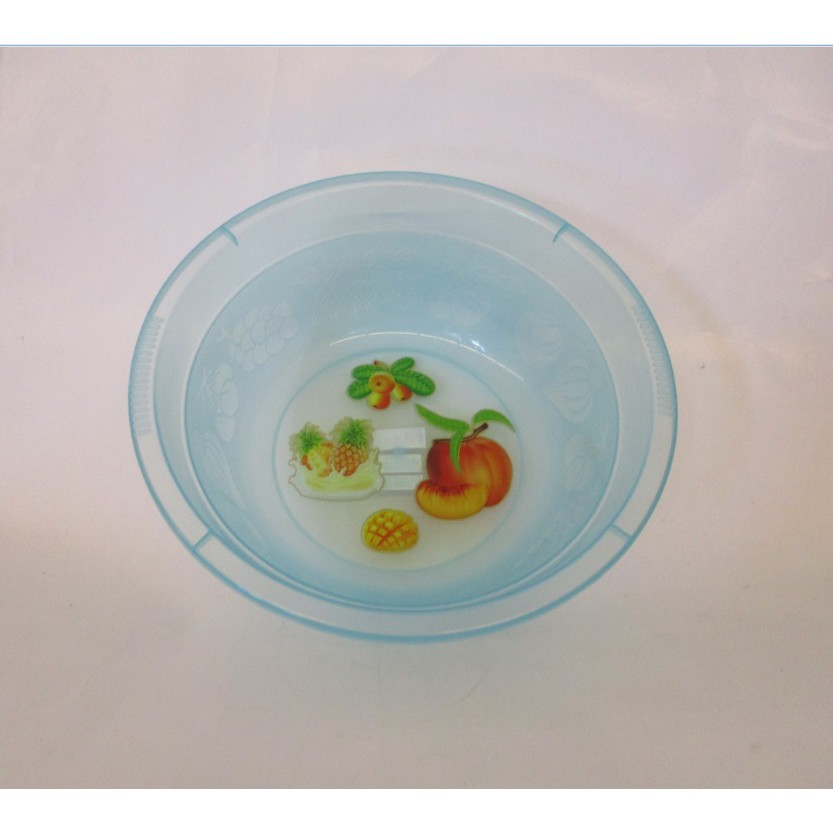 Baskom Plastik Bulat Serbaguna Nagata NGT 203 30 cm Transparan Basin