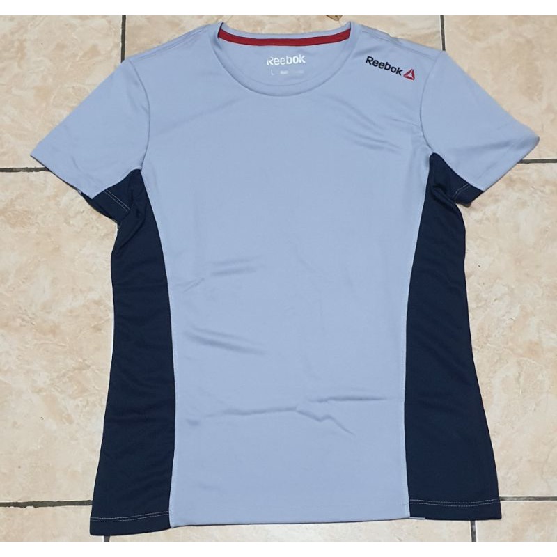 Reebok Original Woman Sport Top Baju Atasan Olahraga Wanita Gym Running Fitness Lari Sepeda Senam