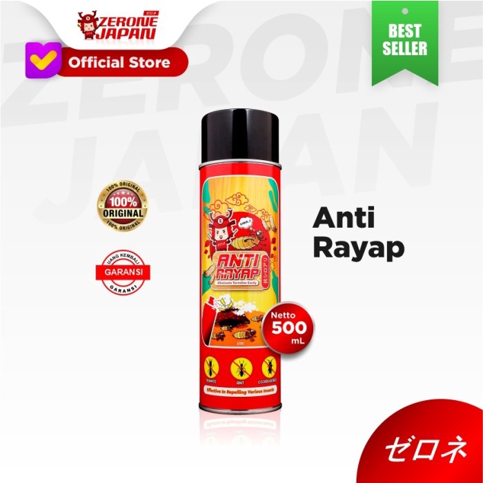 ZERONE JAPAN OBAT RAYAP KAYU AMPUH MENGHILANGKAN RAYAP KECOA SERANGGA