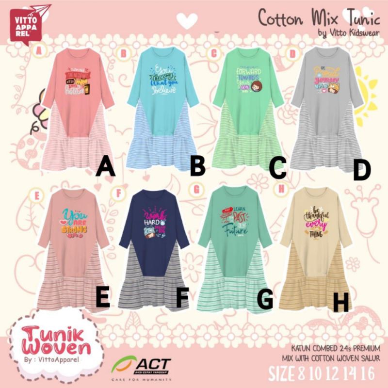 *Tunik Woven by Vitto Kidswear*