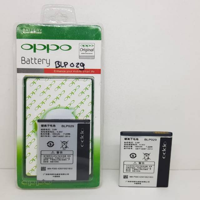 Baterai Oppo BLP029 BLP-029 Batre Oppo Joy Plus Joy+ R1001 Find Muse R815 Batre Oppo BLP 029 ORIGINA