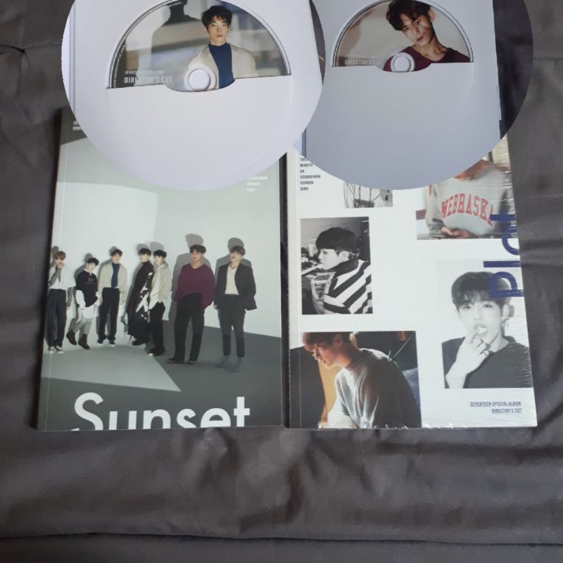 preloved unsealed album only director's cut seventeen svt cd wonwoo mingyu