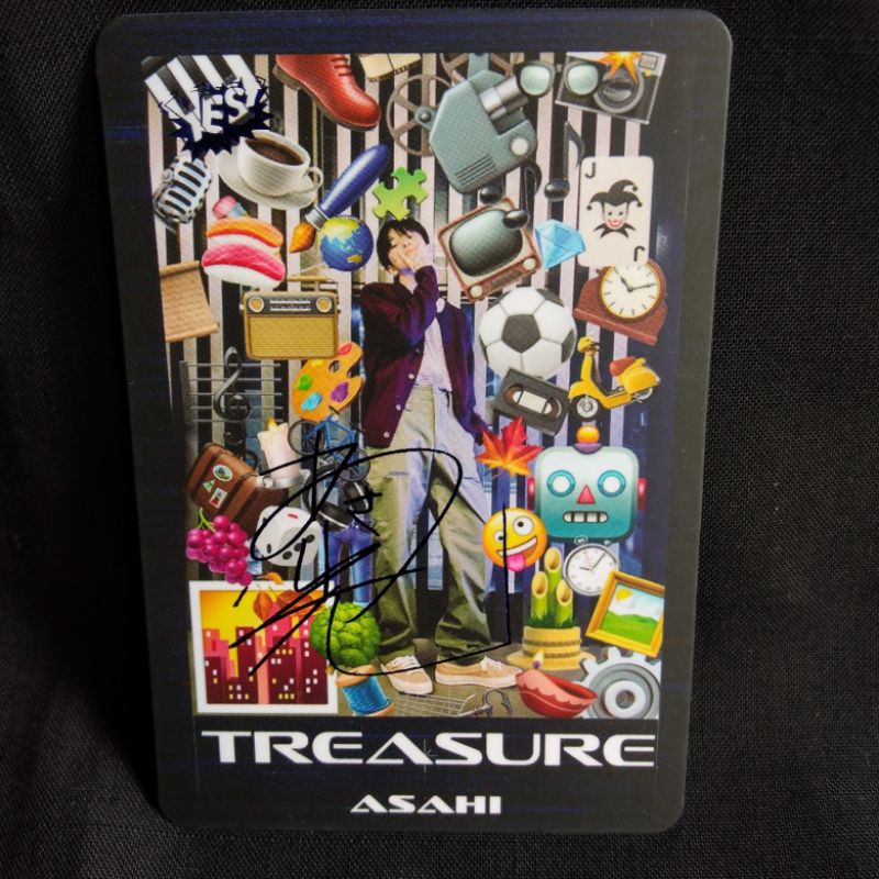 PHOTOCARD PC ASAHI TREASURE YES24 HK BENEFIT HONGKONG