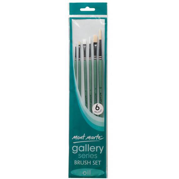 

Promo! Mont Marte Gallery Series Brush Oil Set 6 Terpercaya