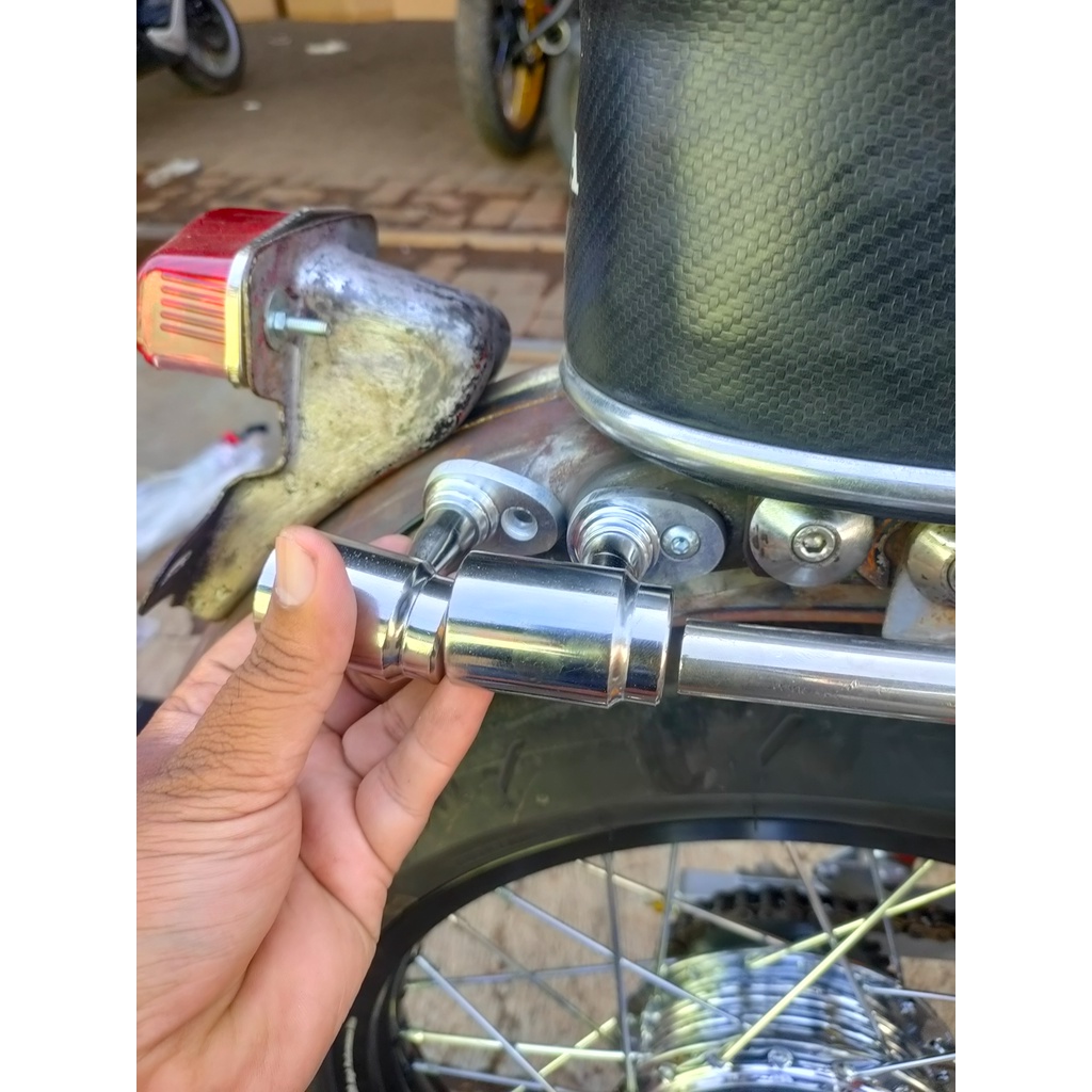 Sein Besi LED Riting Besi LED CB Krom 2Pcs Kanan Kiri (besi new)