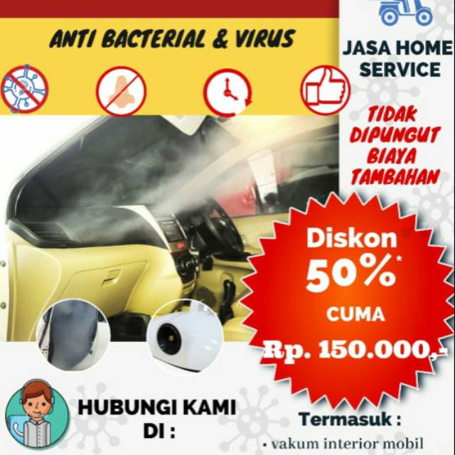 FOGGING AC MOBIL CIREBON