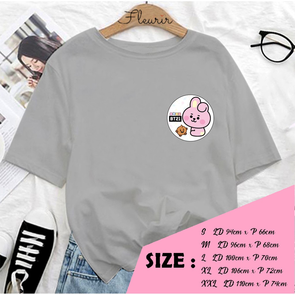 FLEURIR - KAOS BABY COKY WANITA DEWASA LENGAN PENDEK TUMBLR TEE UNISEX