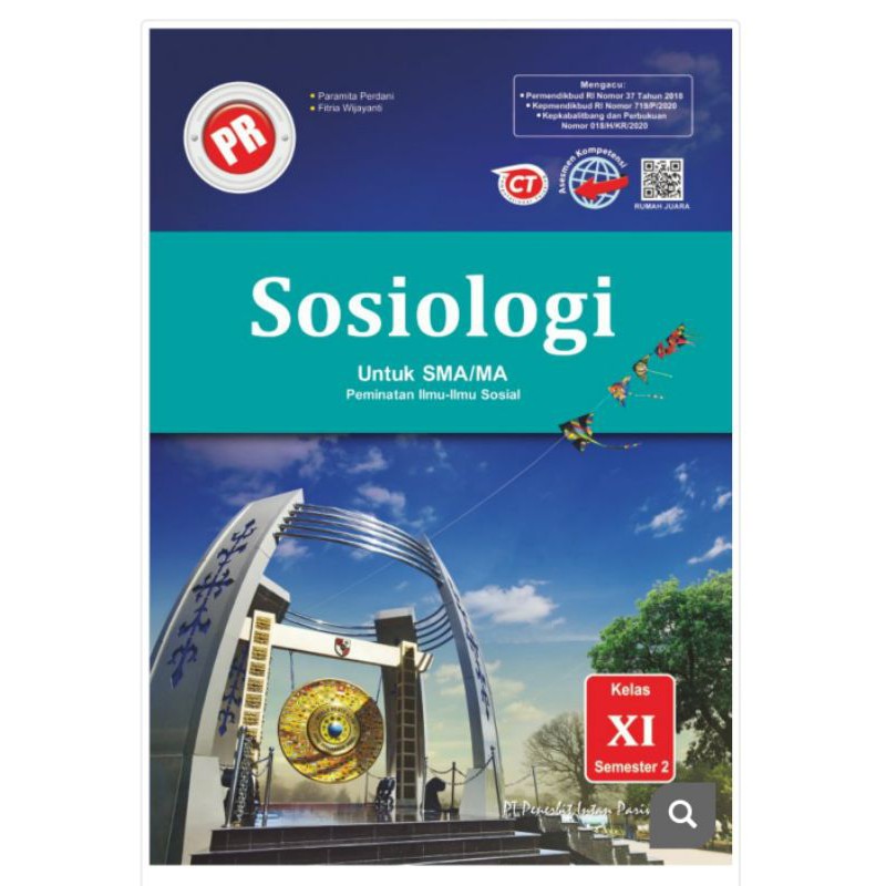 Buku PR/LKS interaktif sosiologi kelas XI,11 semester 1 (K13 revisi) intan pariwara, 2021-1