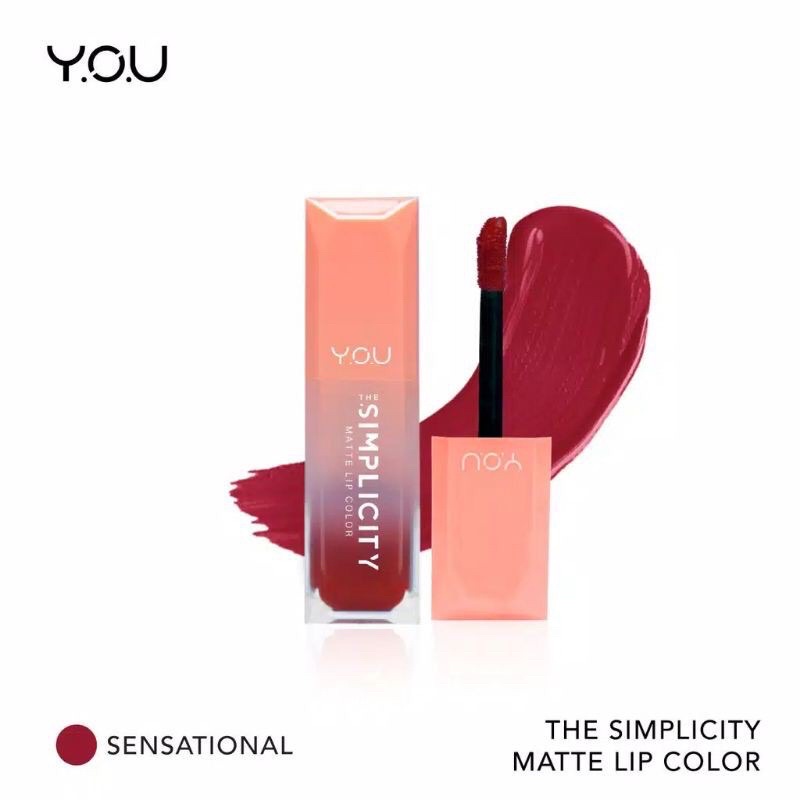 Kosmetik You The Simplicity Matte Lip Color By YOU Makeups | Lipcream Lipstick Lipstik