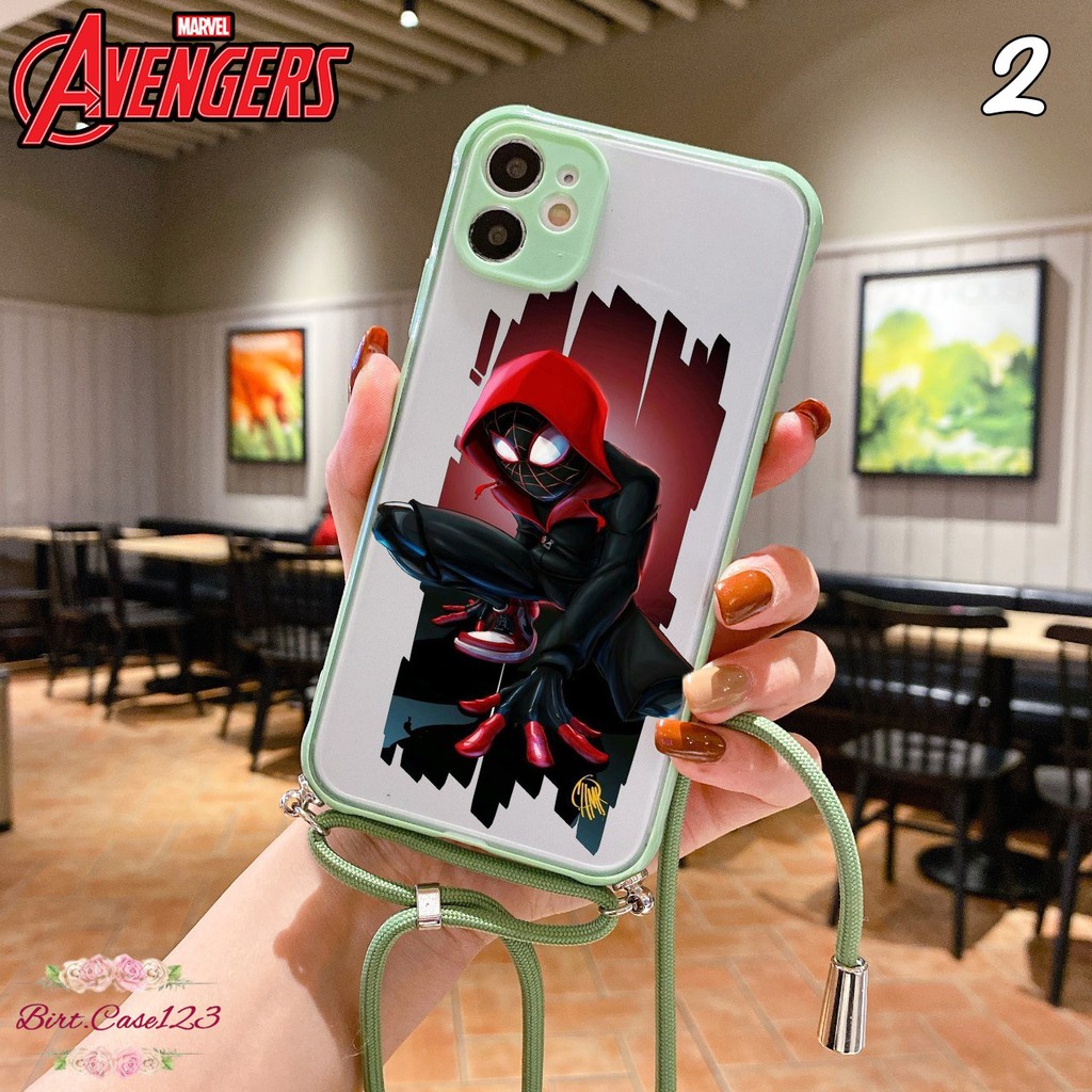 Softcase Slingcase Lanyard Choice AVENGERS Iphone 6 7 6+ Se 2020 7+ 8 8+ X Xr Xs Max BC3821