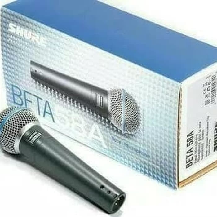 MIC SHURE 58A- MIC SHURE BETA 58A-MIC KABEL SHURE BETA 58A