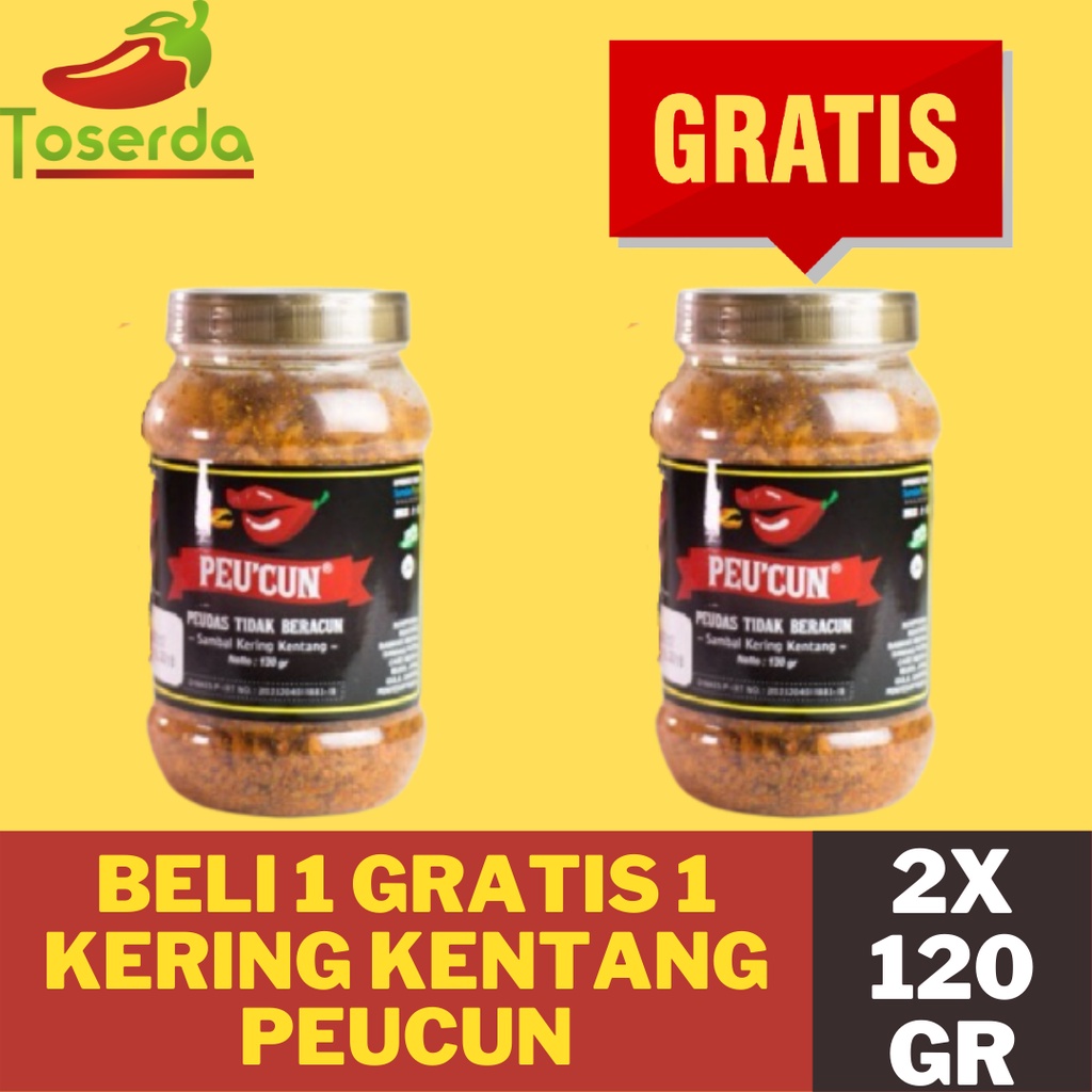

Promo Beli 1 GRATIS 1 Sambal Kering Kentang Peucun
