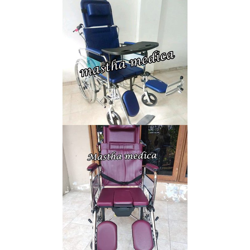 KURSI Roda Avico 5 in 1 Tempat Tidur + BAB + Makan + Selonjor 5in1