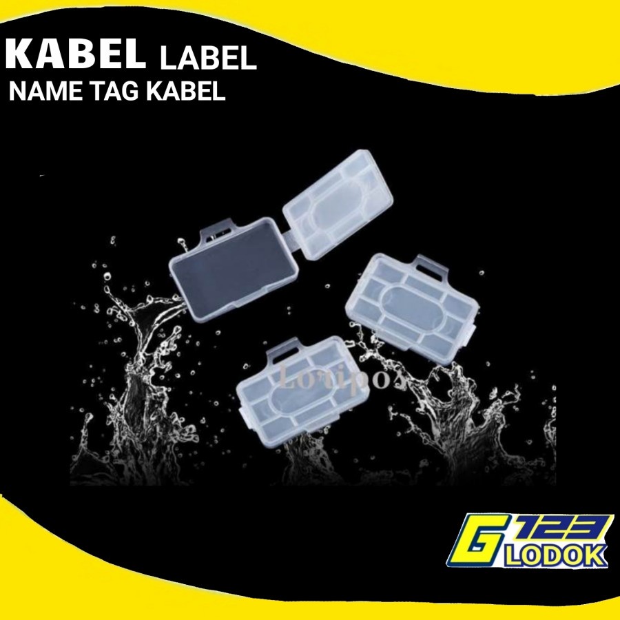 Cable Label Name Tag Indentification ID Labeler Penamaan Kabel Wire