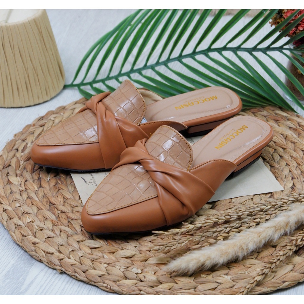 Sandal Wanita Heels Croco Strap Pita MC-WN 02