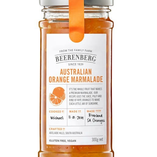 

BEERENBERG Australian Orange Marmalade Jam / Selai Jeruk 300g