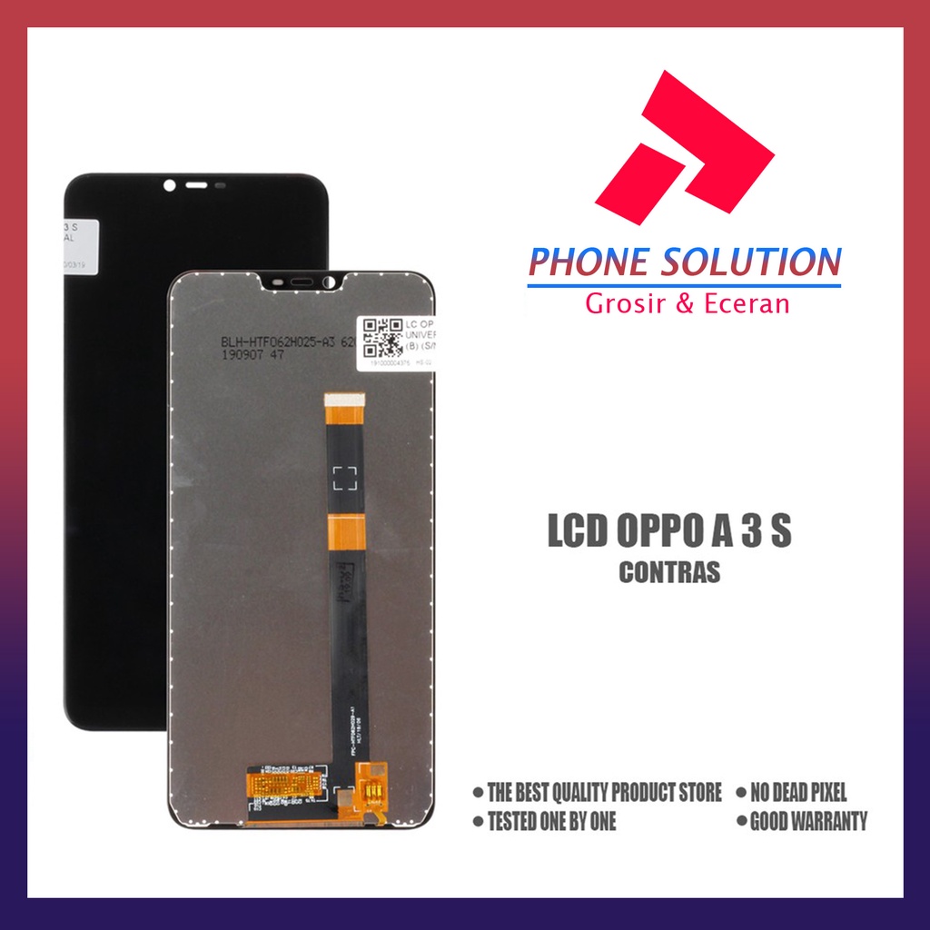 LCD Oppo A3S CPH-1803  LCD Realme 2  LCD Realme C1 Original Universal Fullset Touchscreen - Parts Kompatibel Dengan Produk Oppo // Supplier LCD Oppo A3S - Garansi 1 Bulan