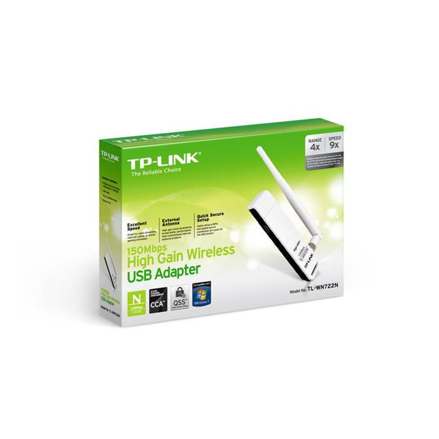 TP-LINK TL-WN722N : 150Mbps High Gain Wireless USB Adapter tplink 722 wn722 722n wn722n