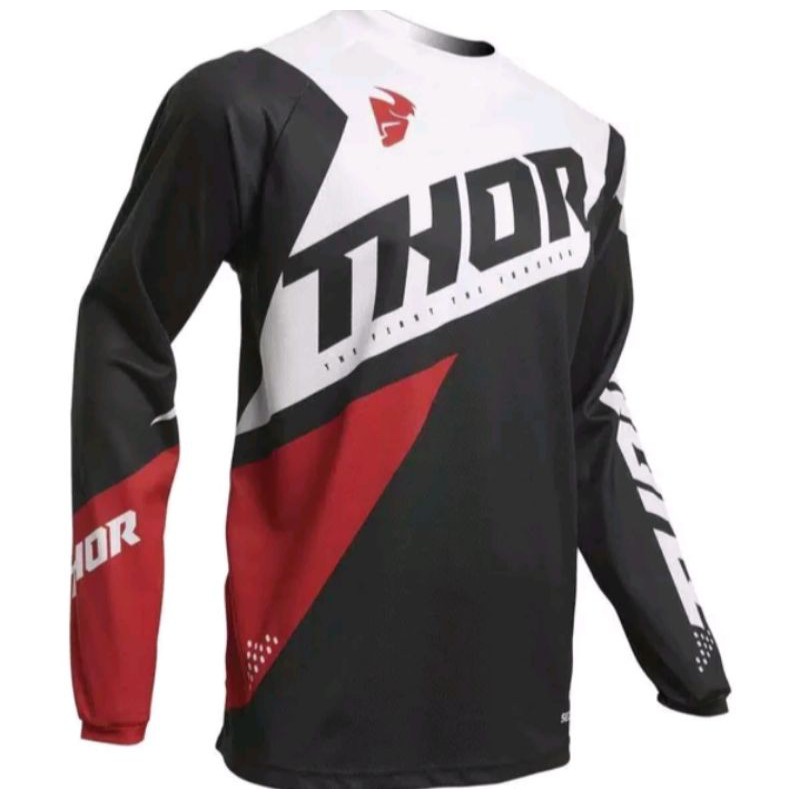 Jersey Sepeda Premium Thor Kaos Sepeda Import MTB Downhill XC Enduro