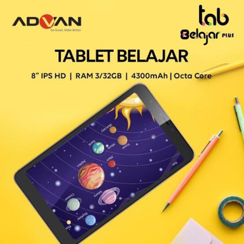 ADVAN TAB 8 Plus TABLET BELAJAR (3/32GB) - GARANSI RESMI