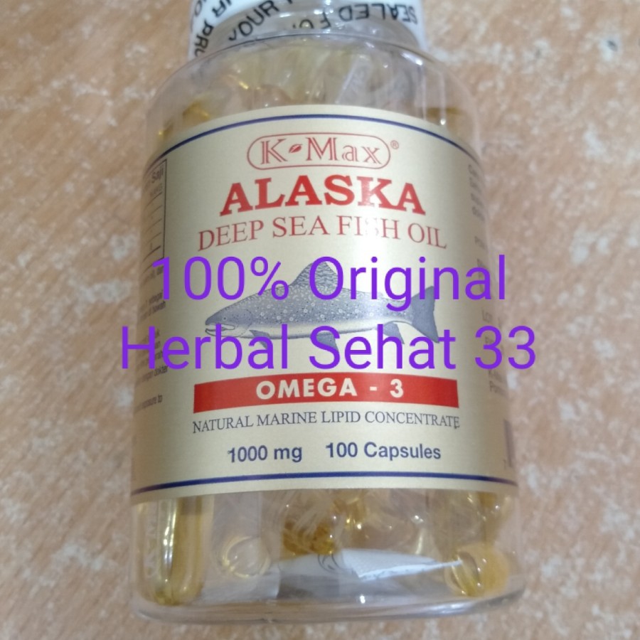 Minyak Ikan Original USA alaska deep sea fish oil - super omega 3 Suplemen Multi VItamin Kesehatan