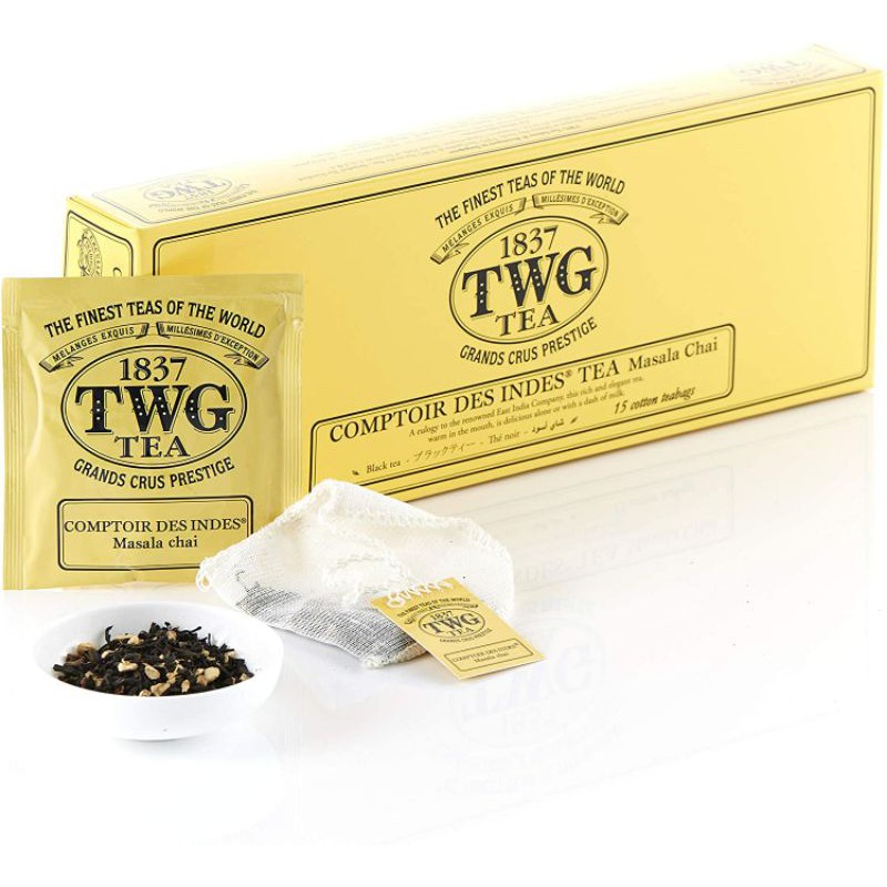 

TWG TEA Comptoir Des Indes Tea Masala Chai 15 Cotton Teabags