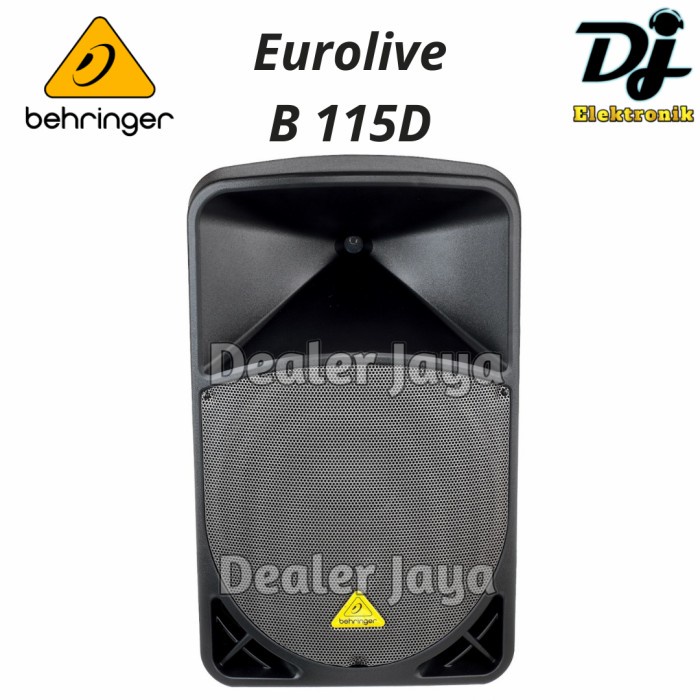 Speaker Aktif Behringer Eurolive B 115D / B115D - 15" inch (Sepasang)