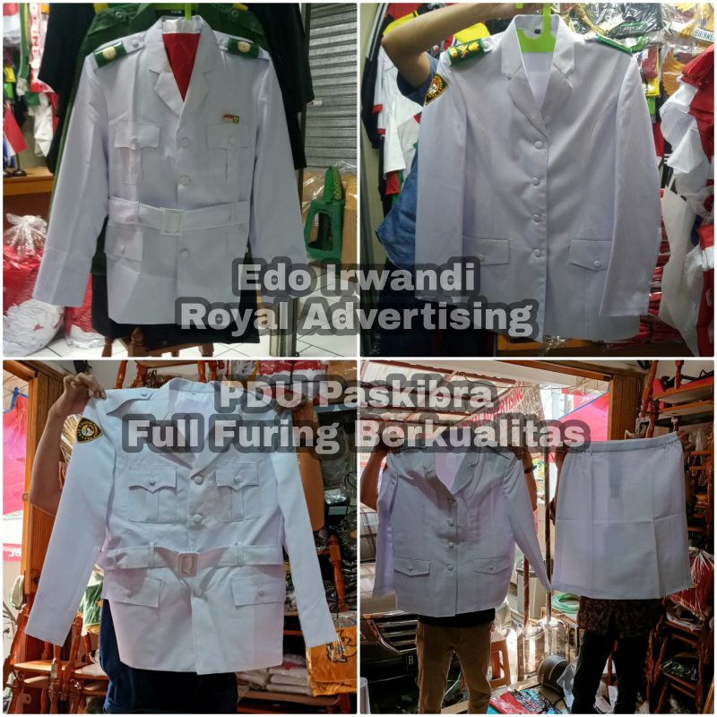 

Pdu Paskibraka Seragam Pdu Paskibraka Setelan Pdu Paskibra Bahan Merina Full Furing Ready Stock