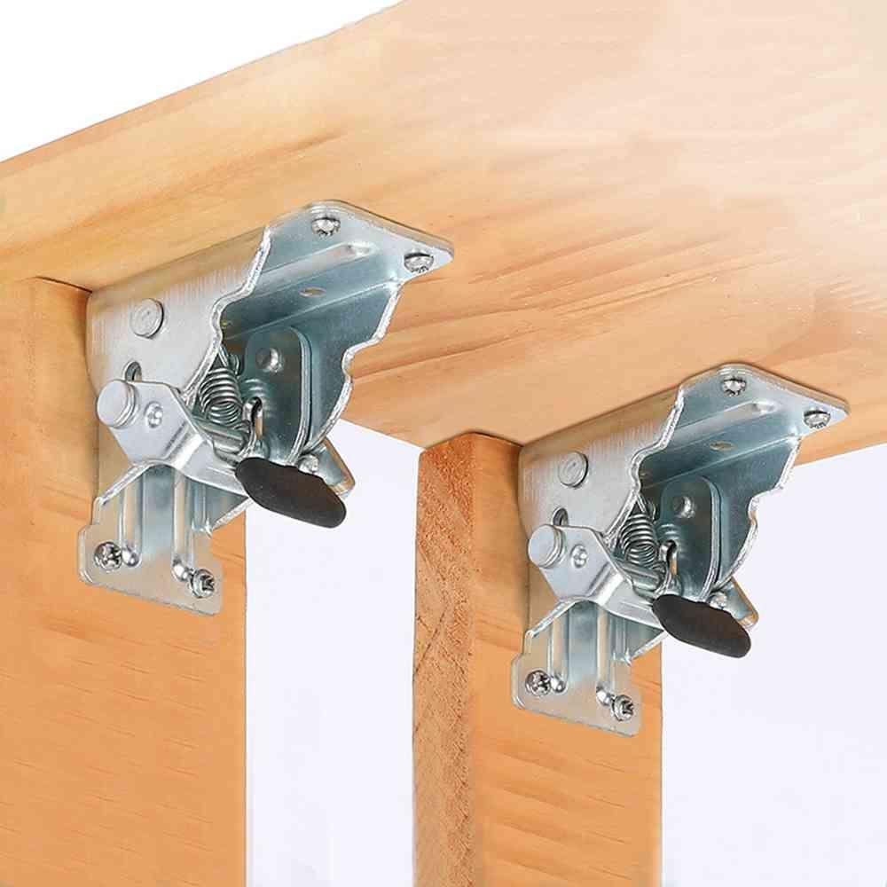 Nanas Self-Locking Engsel Lipat Perabotan Rumah Bracket Kursi Extension Penyangga Frame