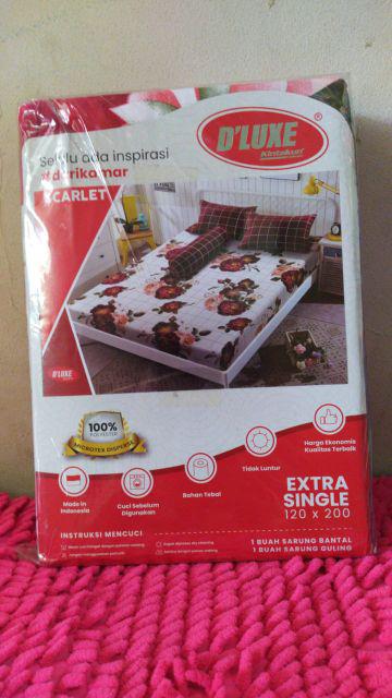 Sprei Kintakun Deluxe Ukuran 120x200 Seprei D Luxe Single Size Adem Murah