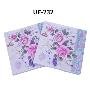 20pcs/pack Floral Flower Paper Napkins Event &amp; Party Tissue