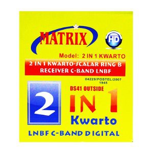 Jual LNB Matrix Parabola 2 in 1 Kwarto  V H   2 Satelit 4 Receiver  Limited
