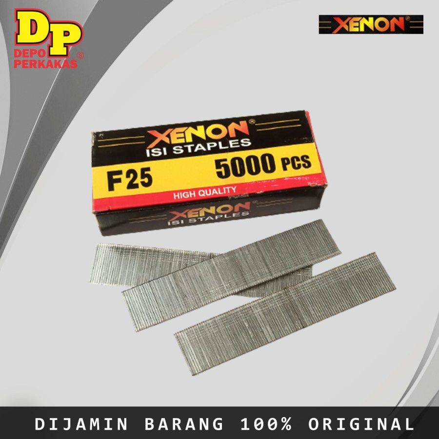 

Isi Refill Staples Paku Tembak Stapler Gun Nailer T I 25mm - XENON F25