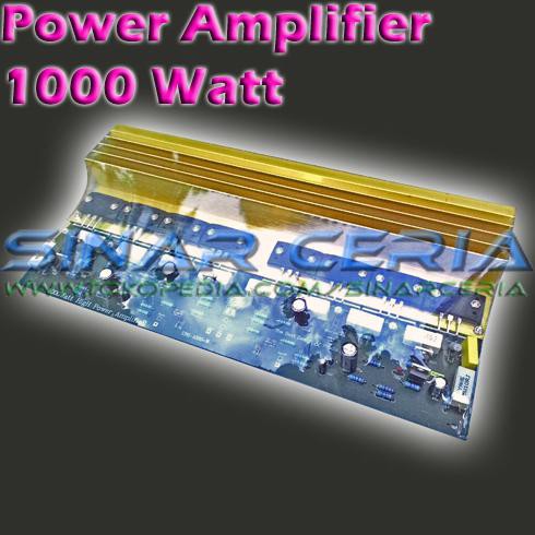 Power Amplifier 1000 Watt Sanken SA 1216 SC 2922 STEREO Amplifier sincer02
