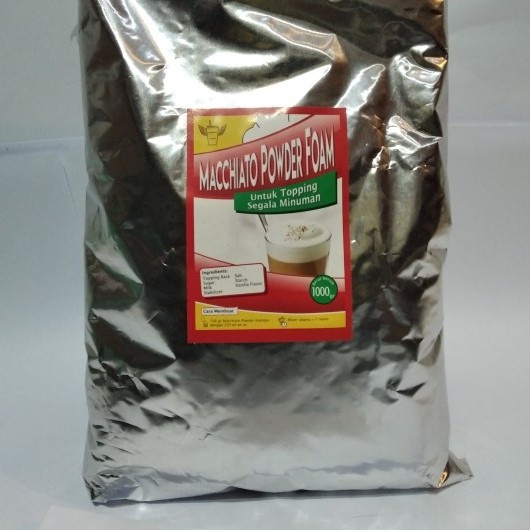 

Ge02G Toping Minuman Bubuk Machiato Foam 1Kg Javaland Ds5G
