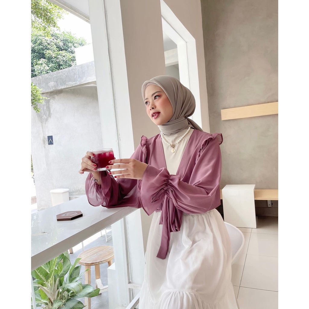 [ Bisa Cod ] Miranti Outer Outerwear Cardigan Muslim Termurah Aprilia Kardigan