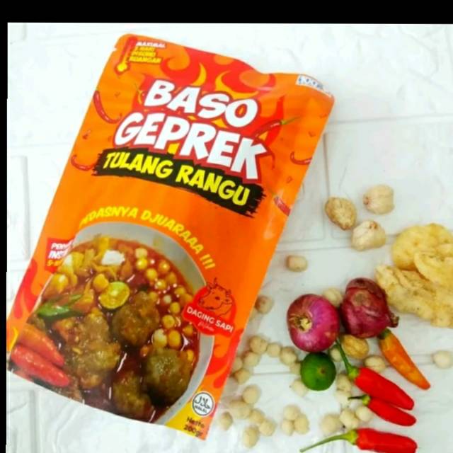 

Baso geprek tulang (rangu)