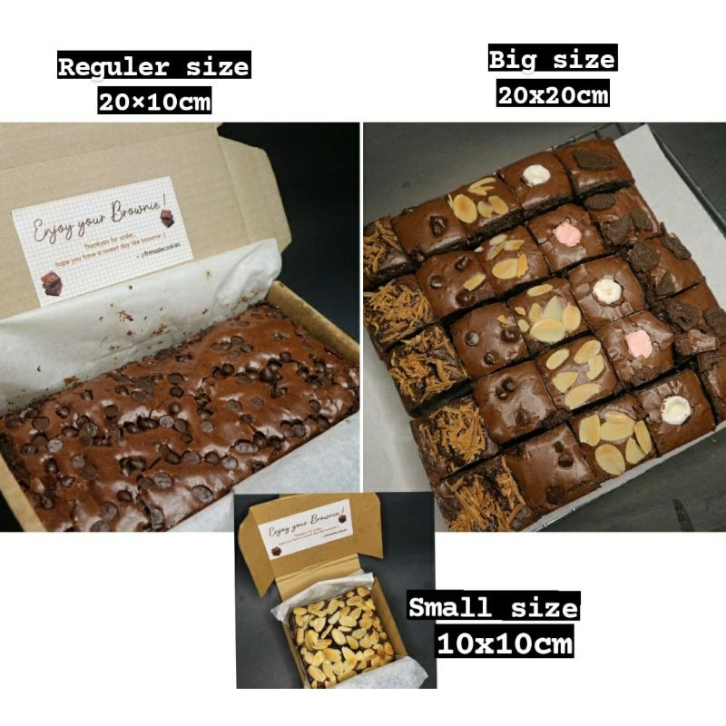

Brownie (10x10cm & 20x10cm)