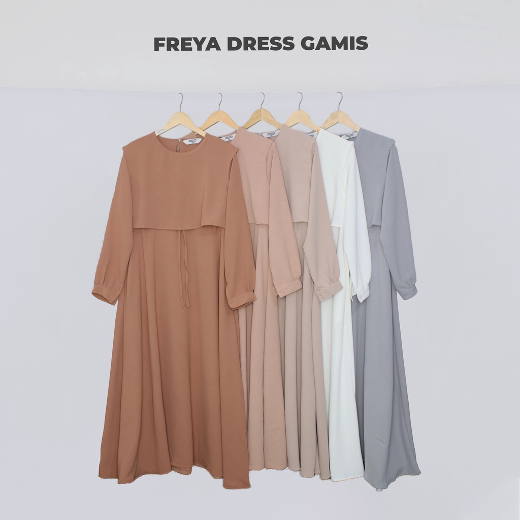 VS - DRESS MUSLIM FREYA SERIES / GAMIS FREYA BAJU WANITA MUSLIM