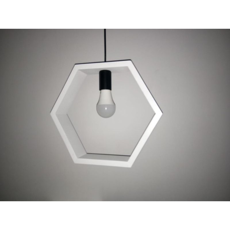 Lampu Gantung Hexagonal Single