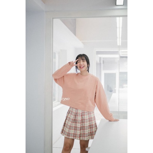 ZANO BASICS Sweater Crop Casa
