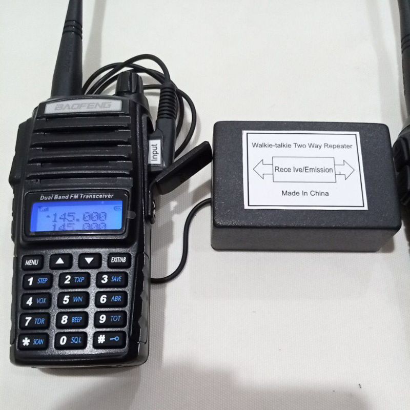 Repeater portable HT Baofeng UV82, Pancar ulang ht box cor sepaket lengkap repeater portable