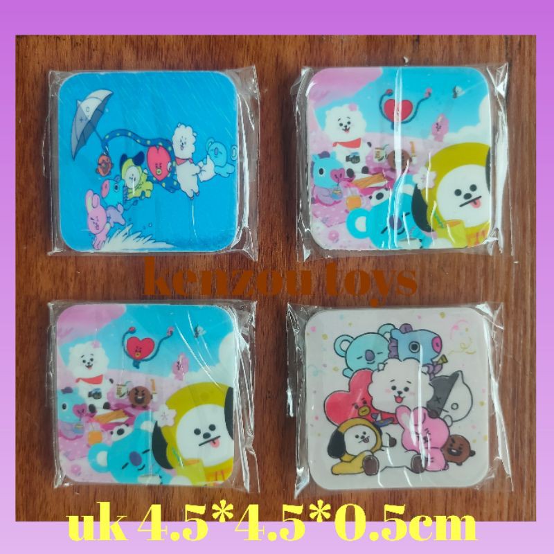 Penghapus Bts Bt21 Per Pack isi 24