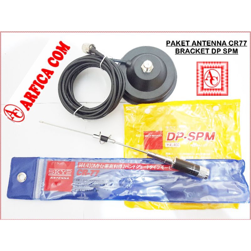 ANTENNA RADIO RIG MINI MOBIL DUALBAND - ANTENA RIG SKY2 CR 77 FULLSET DP SPM DPSPM