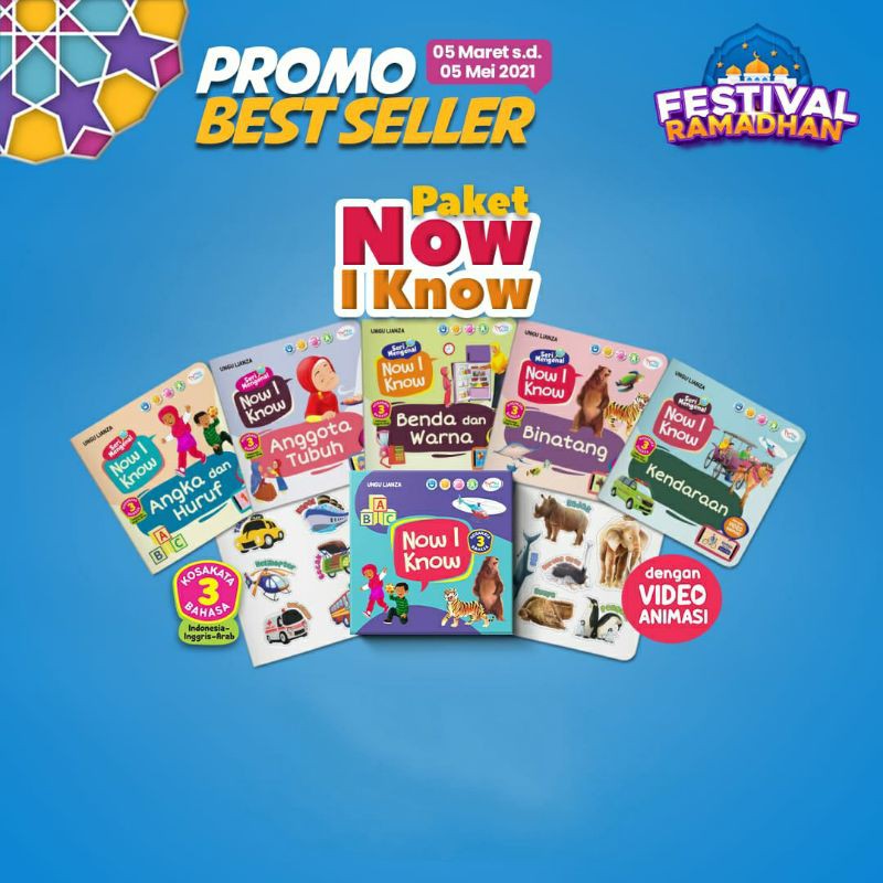 Paket Now i Know - Buku anak Festival Ramadhan Ziyad