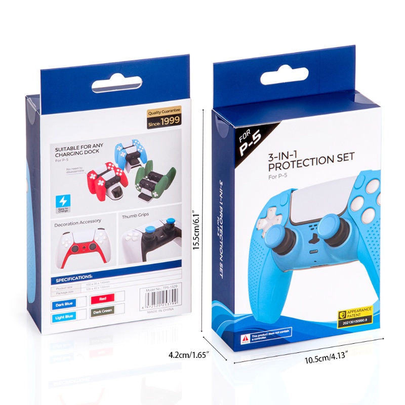 Btsg Controller Silikon Untuk Case Skin Set Dengan Anti-Slip 2xThumb Grip Cap Gamepad Strip Hias Untuk Dekorasi Kerang