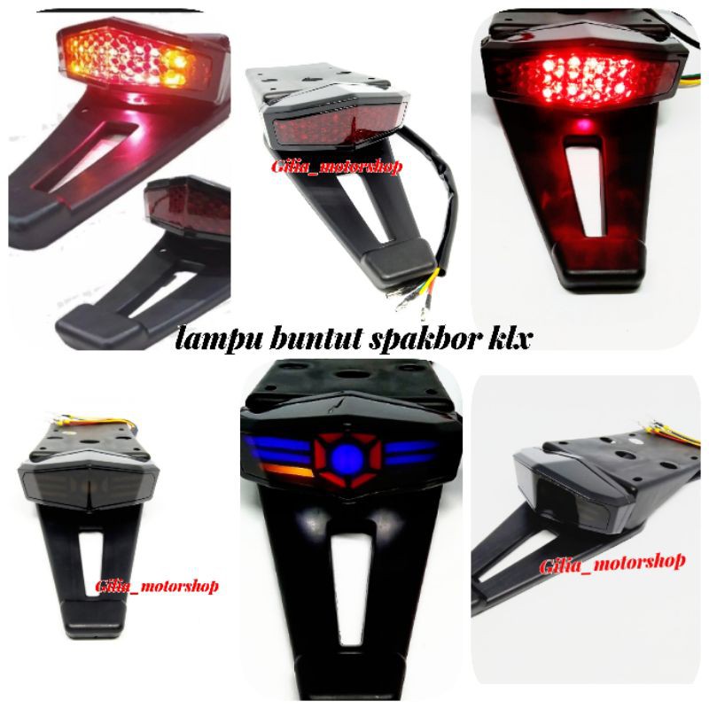 Stoplamp klx Buntut Spakbor Belakang Klx 3in1 Sen Lampu Stop Motor Klx 150 - Dtracker - Trail Lampu